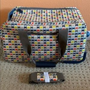 Orla Kiely for Target Luggage Rolling Duffel Bag